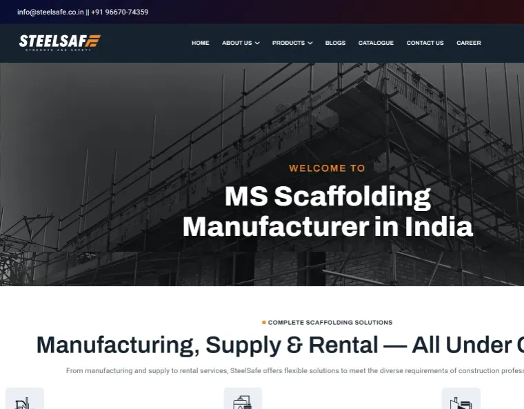 SteelSafe website